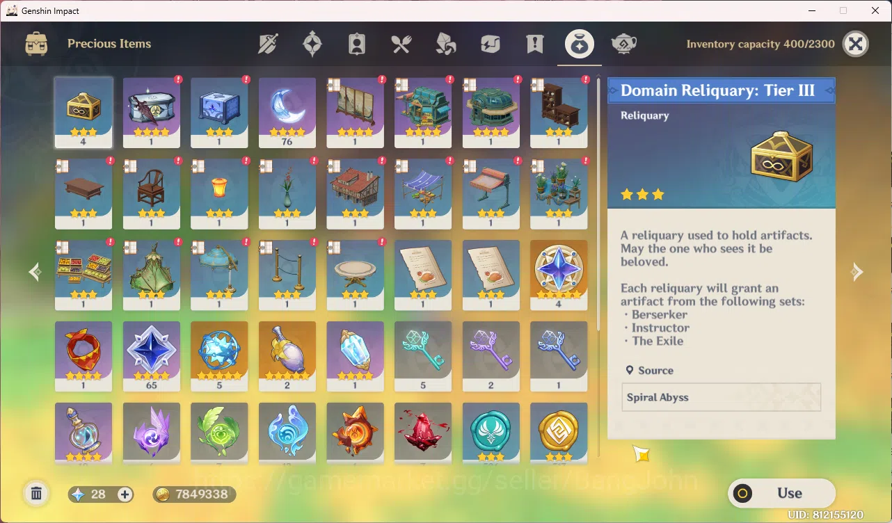 Genshin Impact Accounts Starter | ASIA | AR 35 | UID 81 |  Xiao | Raiden E image 5