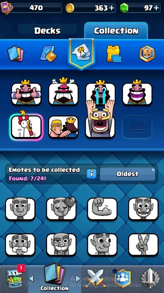 Clash Royale Accounts High-End Lvl 470|KTL 10|Trophy 3529|Card 58/121|1 Hero 4 EVO 1 Legend 15 Epic 20 Rare 22 Common|2 Wild 6