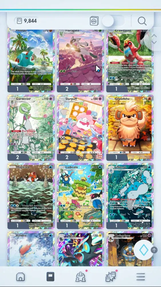 Pokémon TCG Pocket Accounts EN 9,8K Card|151 EX|3 Crown [Candy,Baxcalibur,I Va image 15