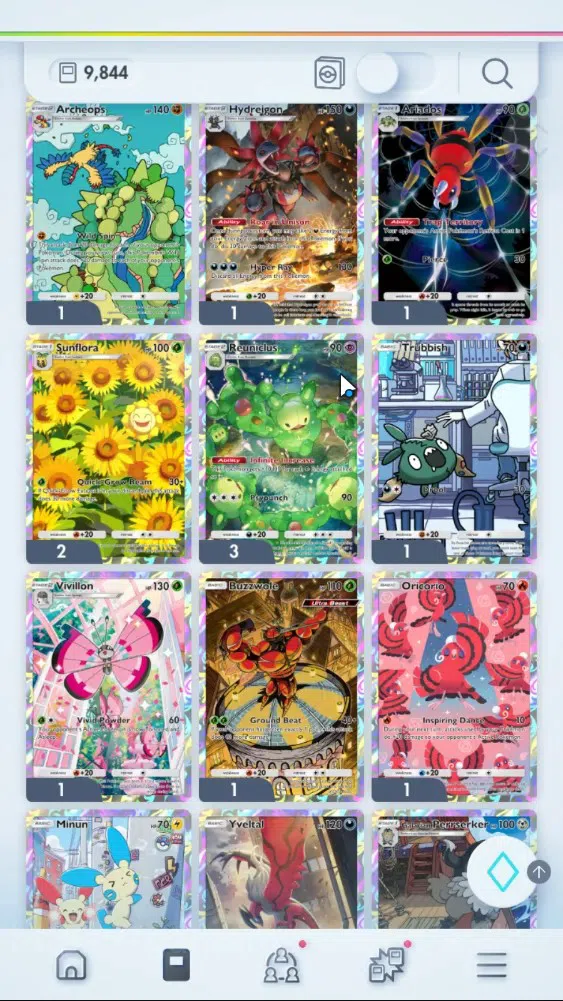 Pokémon TCG Pocket Accounts EN 9,8K Card|151 EX|3 Crown [Candy,Baxcalibur,I Va image 16