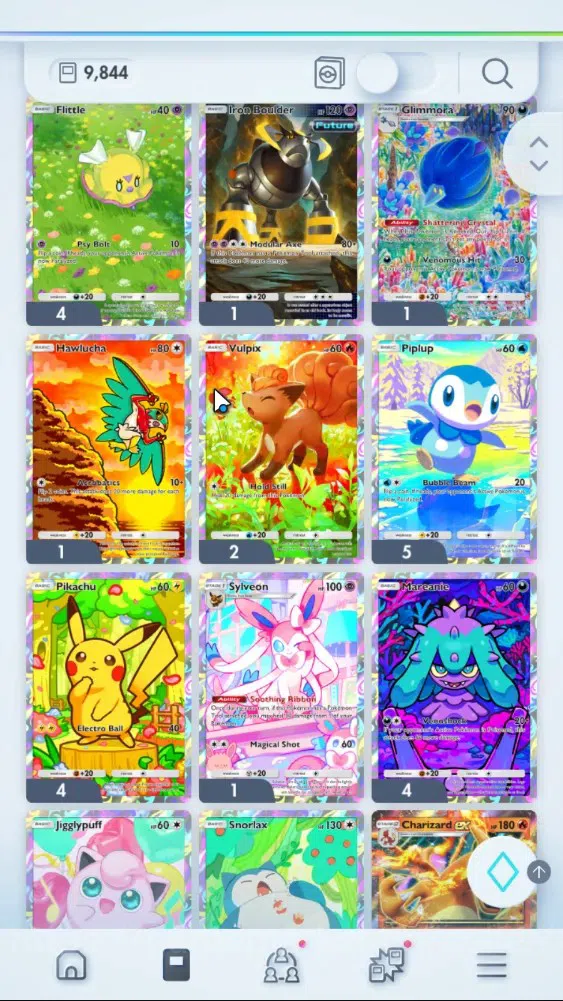 Pokémon TCG Pocket Accounts EN 9,8K Card|151 EX|3 Crown [Candy,Baxcalibur,I Va image 19