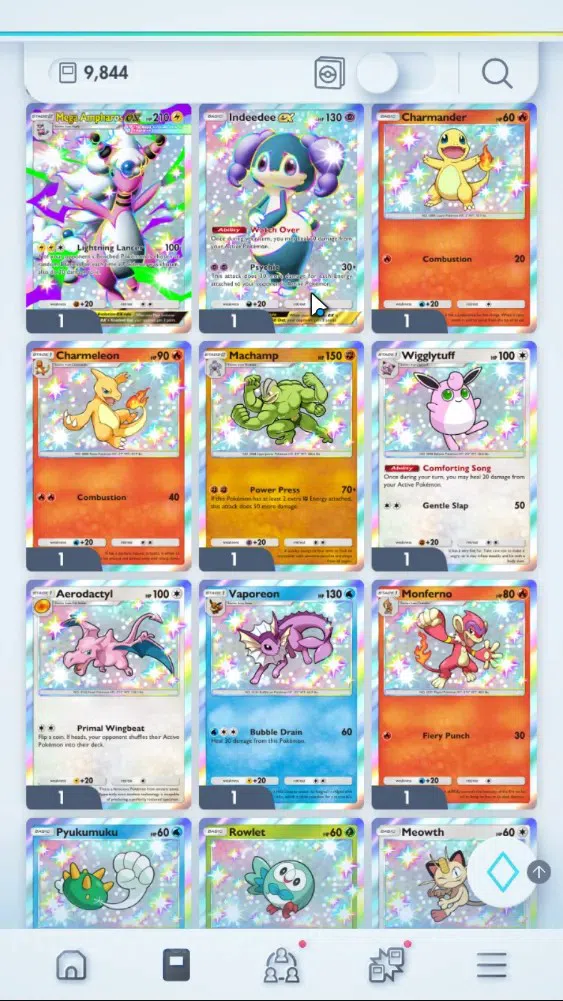 Pokémon TCG Pocket Accounts EN 9,8K Card|151 EX|3 Crown [Candy,Baxcalibur,I Va image 3