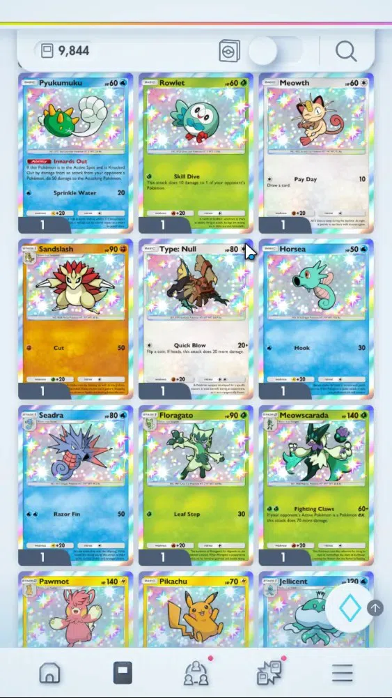 Pokémon TCG Pocket Accounts EN 9,8K Card|151 EX|3 Crown [Candy,Baxcalibur,I Va image 4