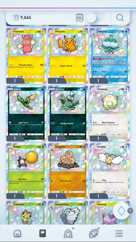 Pokémon TCG Pocket Accounts EN 9,8K Card|151 EX|3 Crown [Candy,Baxcalibur,I Va image 5