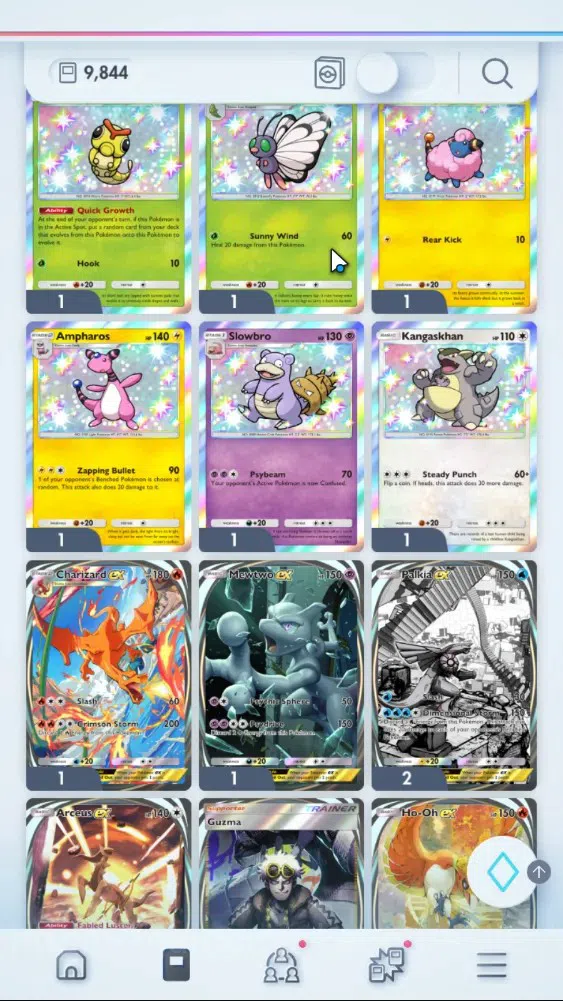 Pokémon TCG Pocket Accounts EN 9,8K Card|151 EX|3 Crown [Candy,Baxcalibur,I Va image 6