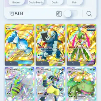 Pokémon TCG Pocket High-Level EN 9,8K Card|151 EX|3 Crown [Candy,Baxcalibur,I Va image 1