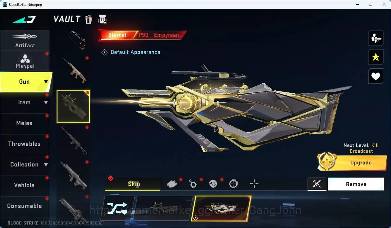 Blood Strike Accounts AMERICA | Eternal P90-Empyrean | 4 Legendary Skins image 19