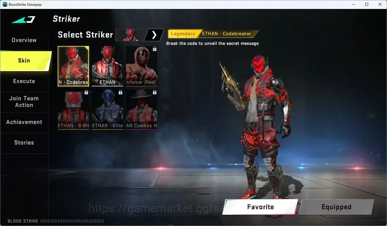 Blood Strike Accounts AMERICA | Eternal P90-Empyrean | 4 Legendary Skins image 3