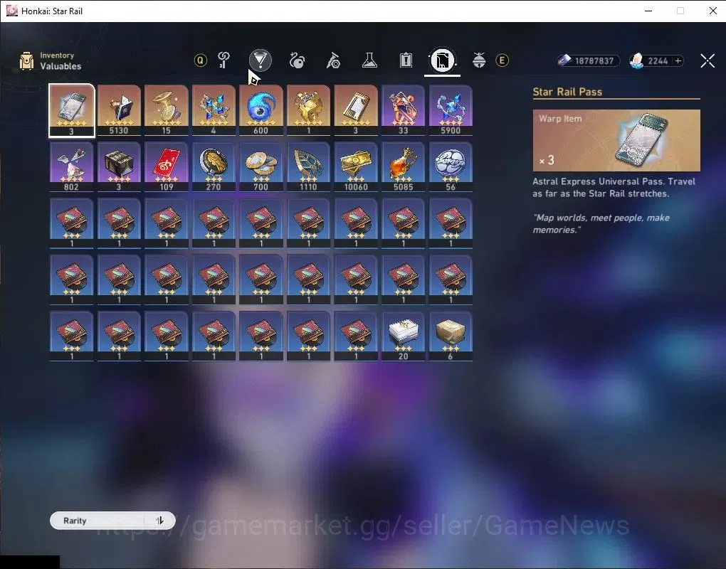 Honkai Star Rail Accounts Asia|TL 67|2,2K SJ|Premium Elation|10 Limited|[SW  image 11