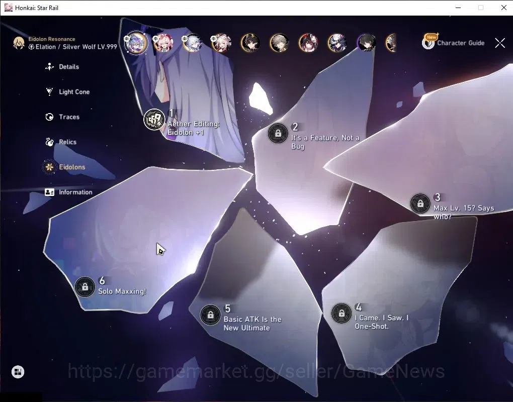 Honkai Star Rail Accounts Asia|TL 67|2,2K SJ|Premium Elation|10 Limited|[SW  image 5