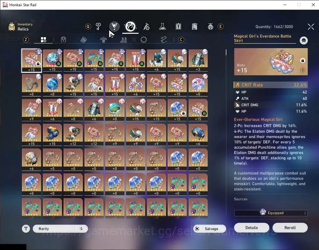 Honkai Star Rail Accounts Asia|TL 67|2,2K SJ|Premium Elation|10 Limited|[SW  image 8