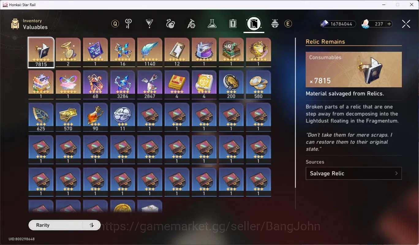 Honkai Star Rail Accounts ASIA|TL 70|21 char Limited[SeeleE1,Phainon,Aventur image 11