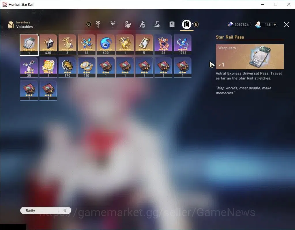 Honkai Star Rail Accounts Asia|TL 30|+1 Golden Companion|4 Limited| Evanesci image 11