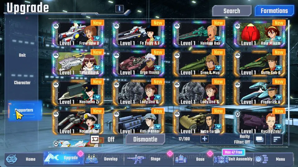 SD Gundam G Generation ETERNAL Accounts [Global]Rank 28|109K DM| 11 UR | Unicorn Destroy,BarbatosLB1,Phoenix PowerLB1,Strike 2