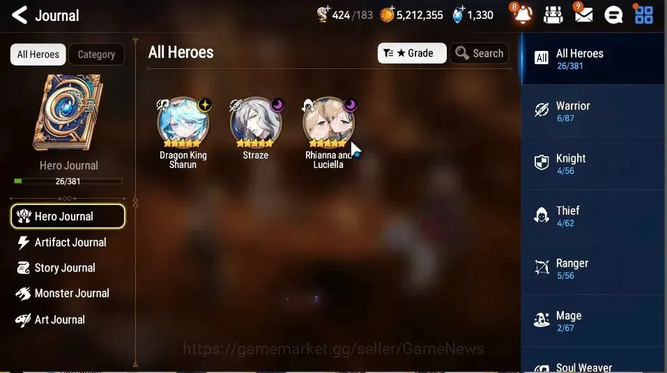 Epic Seven Accounts GLOBAL Unverif|New Era|3ML(Rhianna&Luciella, DK Sh image 4