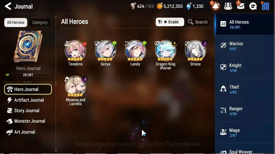 Epic Seven Accounts GLOBAL Unverif|New Era|3ML(Rhianna&Luciella, DK Sh image 5