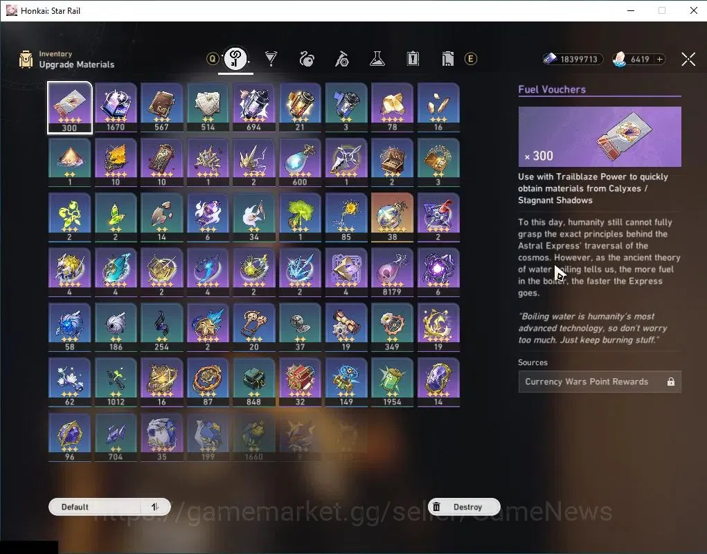 Honkai Star Rail Accounts Asia|TL 70|6,4K SJ+2 Golden Comp|8 Limited|[Phaino image 6