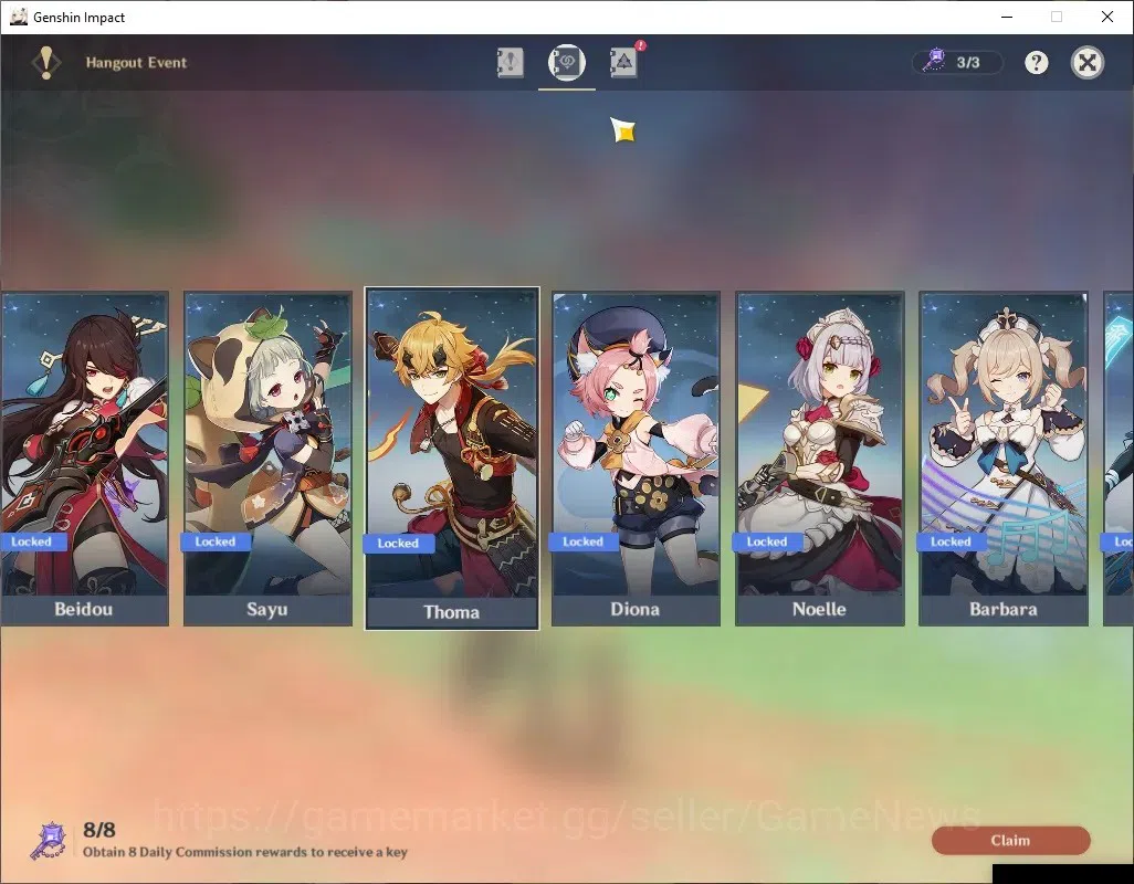 Genshin Impact Accounts ASIA|AR 45|5 Limited +4(*5Wep)|[Ayaka]+Sign,Mavuik image 13