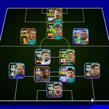eFootball Accounts Legends & Iconic Players Android|Big Time Eden Hazard Belgium'18|5 Epic David Villa,Sergio Aguero,Dennis