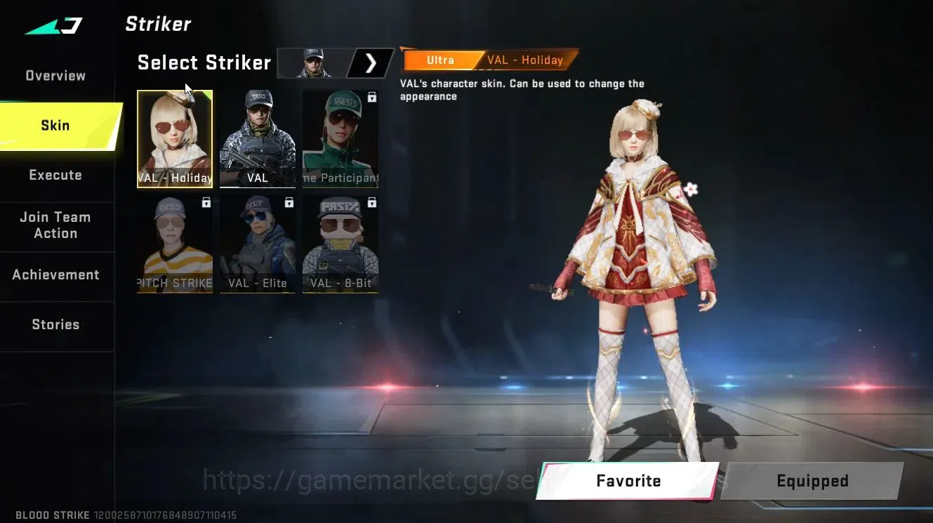 Blood Strike Accounts Collab Skin ASIA|Collab 10