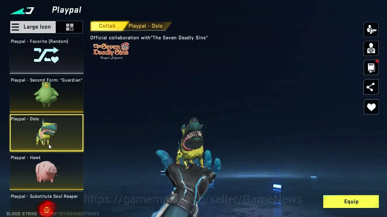 Blood Strike Accounts Collab Skin ASIA|Collab 12