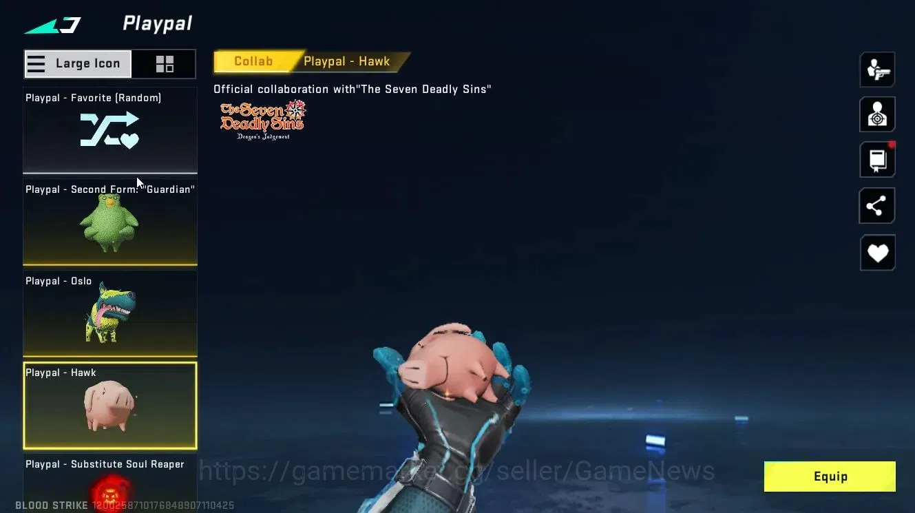 Blood Strike Accounts Collab Skin ASIA|Collab 13