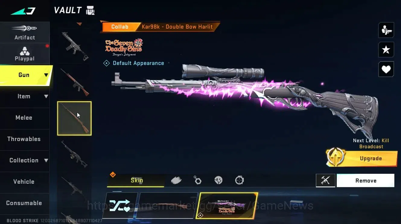 Blood Strike Accounts Collab Skin ASIA|Collab 19