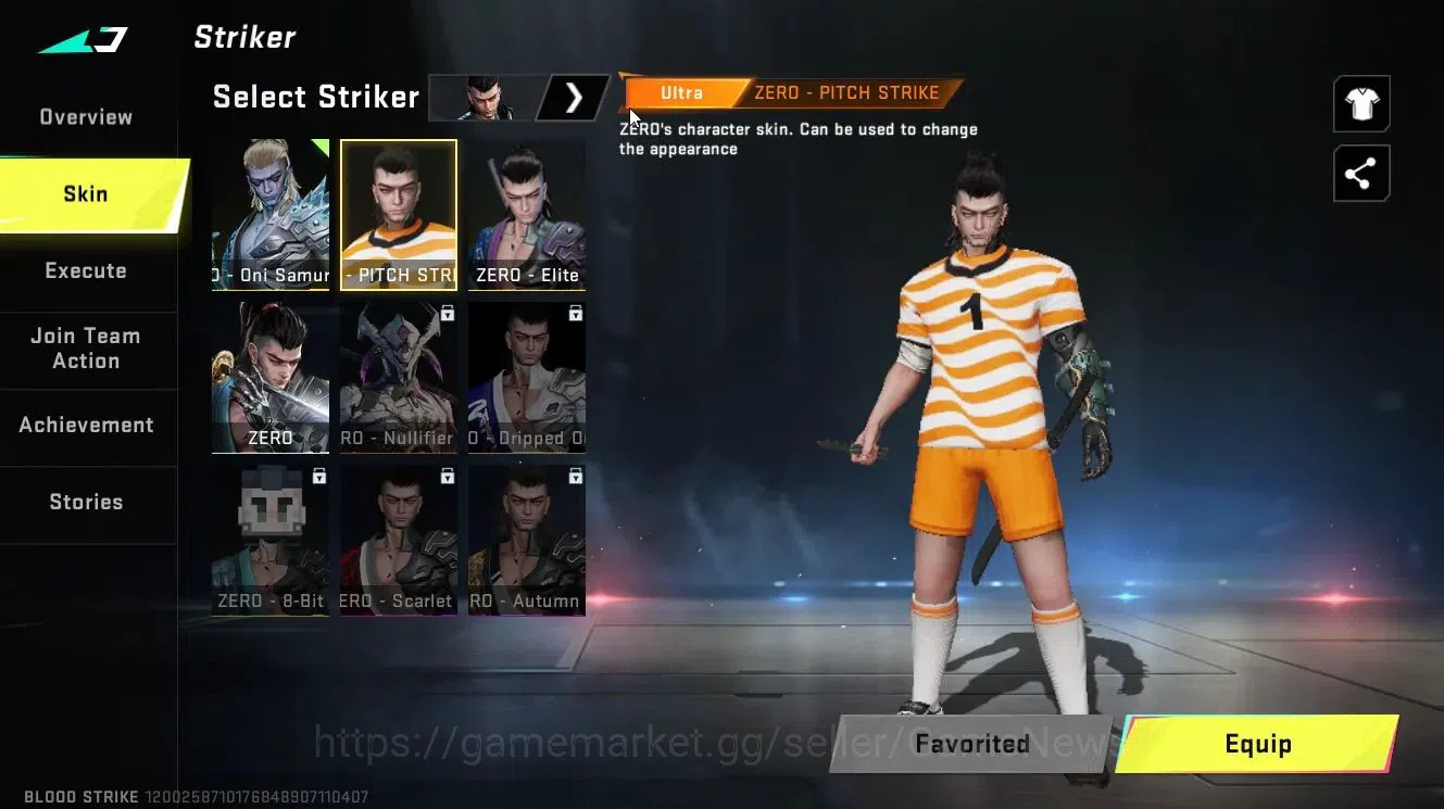 Blood Strike Accounts Collab Skin ASIA|Collab 3