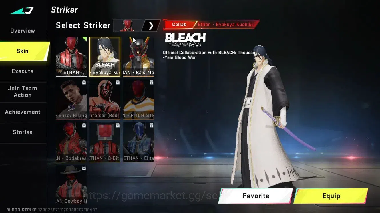 Blood Strike Accounts Collab Skin ASIA|Collab 4