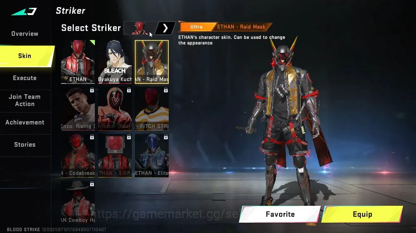 Blood Strike Accounts Collab Skin ASIA|Collab 5
