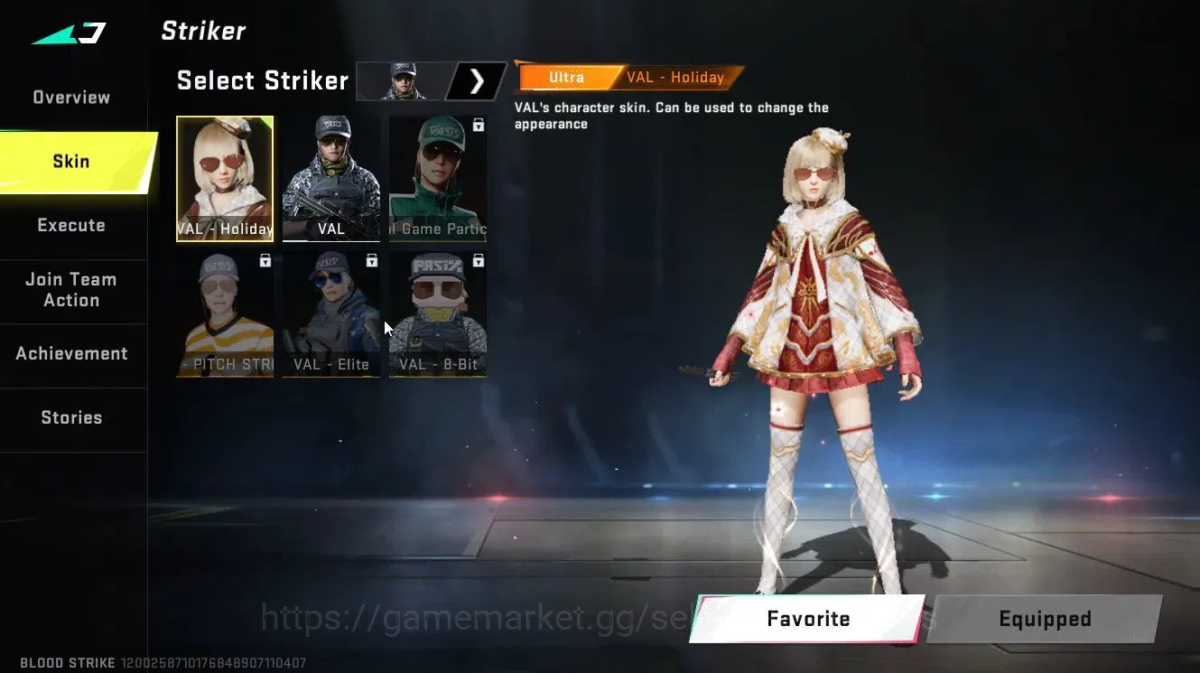 Blood Strike Accounts Collab Skin ASIA|Collab 9