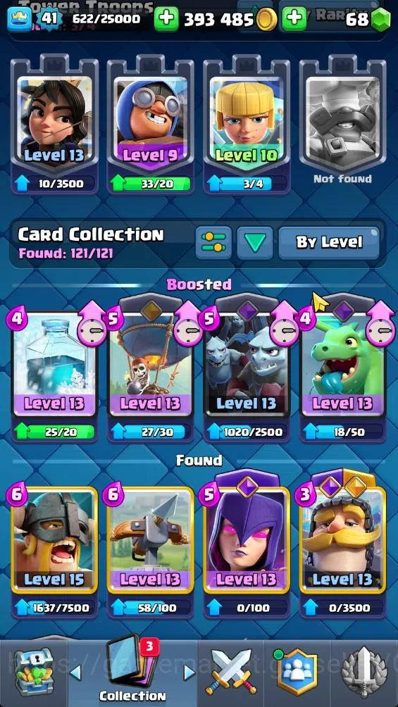 Clash Royale Accounts High-End Lv 41|Trophy 8741|KTL 13|Limited Skin|Card 121|3 Hero 14 Evo 8 Champ 21 Legend 33 Epic 30 13