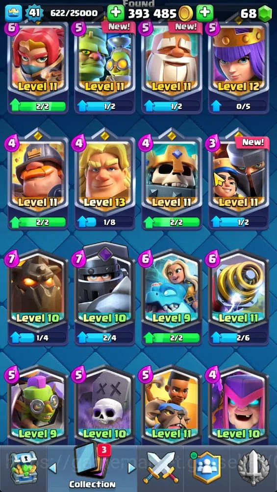 Clash Royale Accounts High-End Lv 41|Trophy 8741|KTL 13|Limited Skin|Card 121|3 Hero 14 Evo 8 Champ 21 Legend 33 Epic 30 14