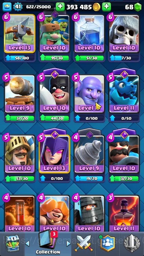 Clash Royale Accounts High-End Lv 41|Trophy 8741|KTL 13|Limited Skin|Card 121|3 Hero 14 Evo 8 Champ 21 Legend 33 Epic 30 16