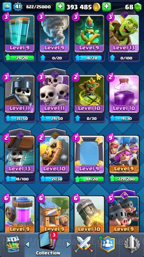 Clash Royale Accounts High-End Lv 41|Trophy 8741|KTL 13|Limited Skin|Card 121|3 Hero 14 Evo 8 Champ 21 Legend 33 Epic 30 17