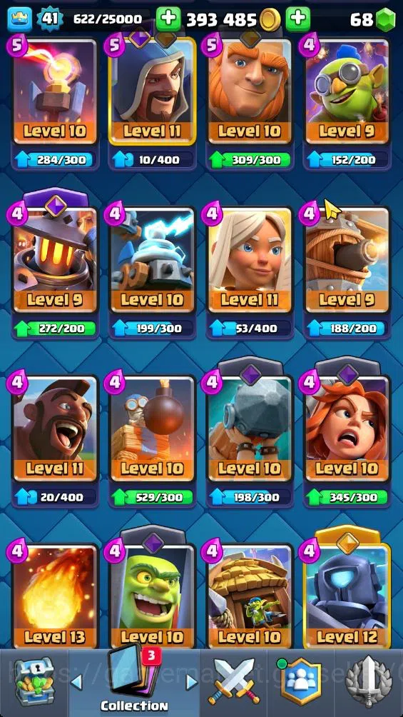 Clash Royale Accounts High-End Lv 41|Trophy 8741|KTL 13|Limited Skin|Card 121|3 Hero 14 Evo 8 Champ 21 Legend 33 Epic 30 18