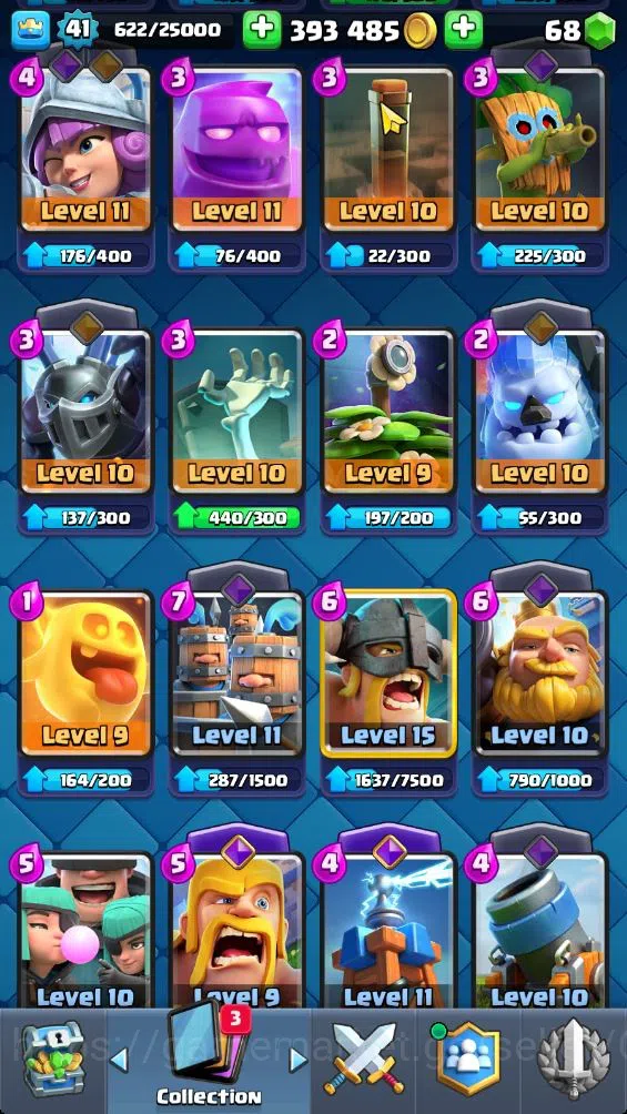 Clash Royale Accounts High-End Lv 41|Trophy 8741|KTL 13|Limited Skin|Card 121|3 Hero 14 Evo 8 Champ 21 Legend 33 Epic 30 19