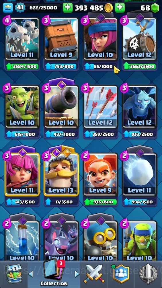 Clash Royale Accounts High-End Lv 41|Trophy 8741|KTL 13|Limited Skin|Card 121|3 Hero 14 Evo 8 Champ 21 Legend 33 Epic 30 20