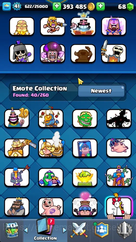 Clash Royale Accounts High-End Lv 41|Trophy 8741|KTL 13|Limited Skin|Card 121|3 Hero 14 Evo 8 Champ 21 Legend 33 Epic 30 7