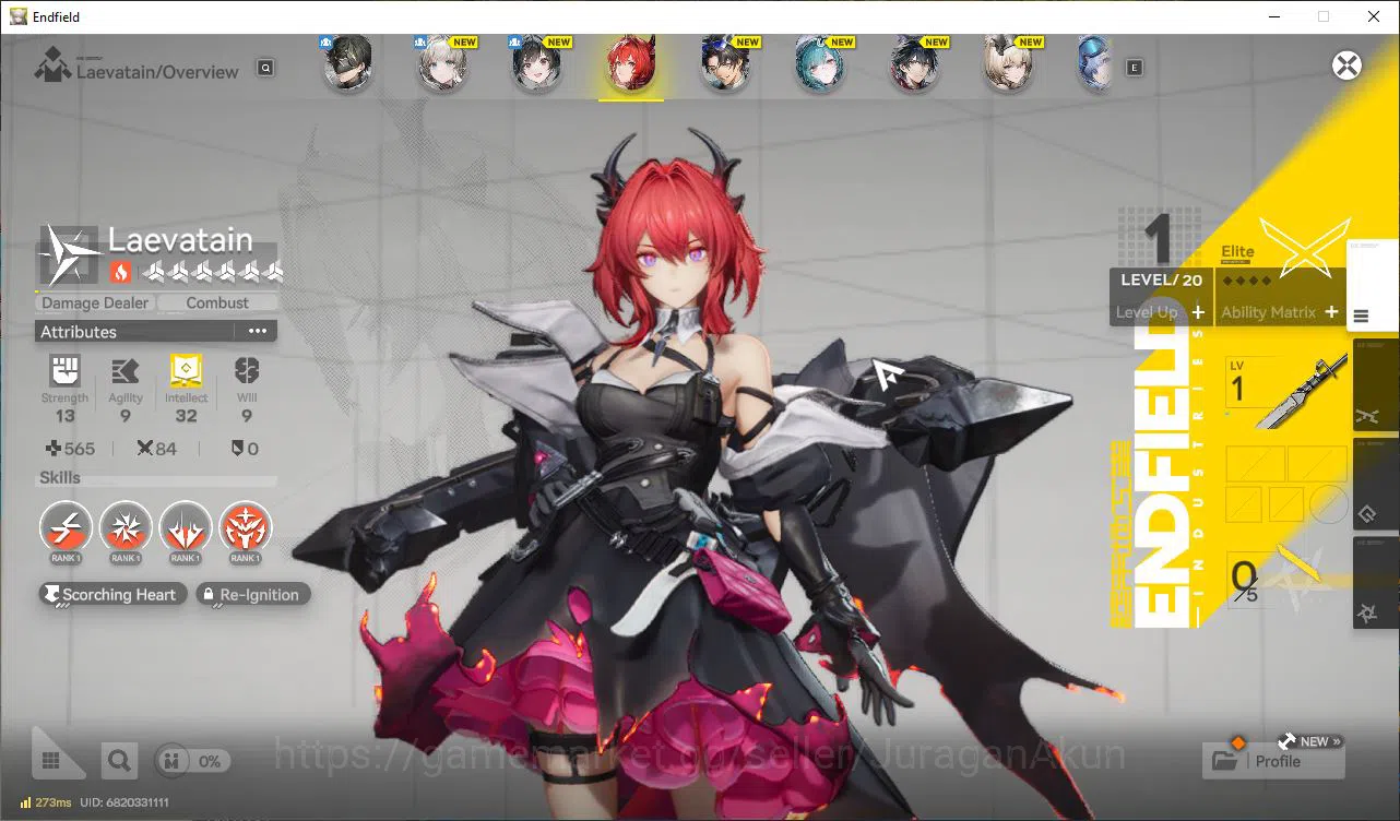 Arknights: Endfield Accounts NA/EU Lv2|Day2|Meta SSR Laevatain+5SR Operators|1  image 1
