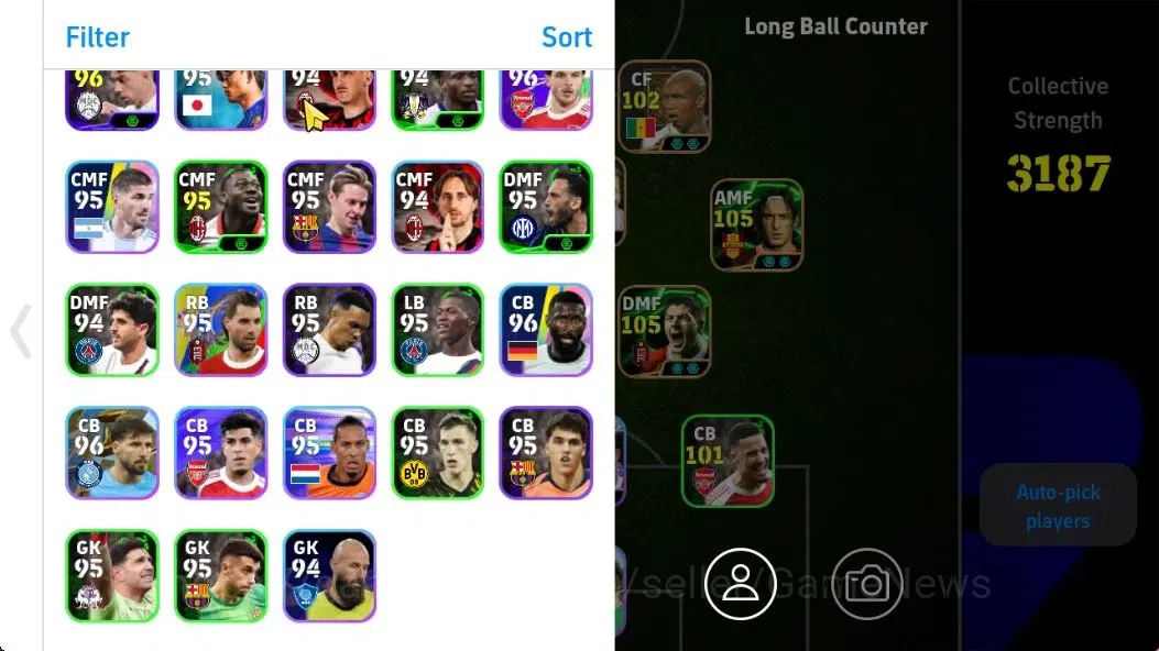 eFootball Accounts Android|Gerd Muller,Francesco Totti,Steven Gerard, image 3