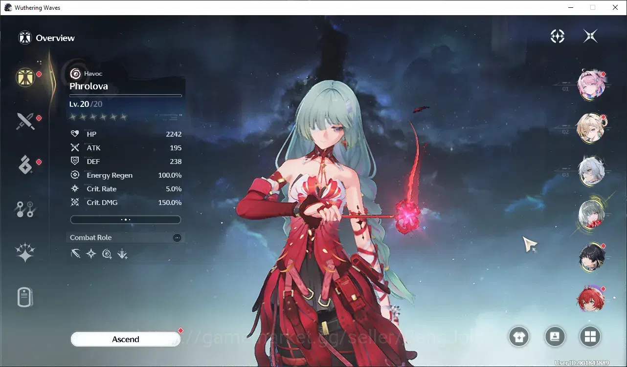 Wuthering Waves Accounts SEA|UL 15|Rank 2|4 Char Limited [Zani+Sign,Denia,L image 16