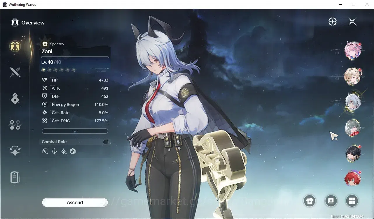 Wuthering Waves Accounts SEA|UL 15|Rank 2|4 Char Limited [Zani+Sign,Denia,L image 17