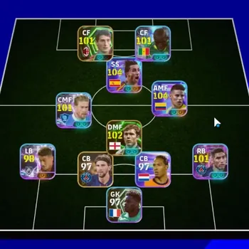 eFootball Accounts High-End Android|Power 3112|9 Show Time James Rodriguez,Ferran Torres,Kevin De Bruyne|2 Epic Paul