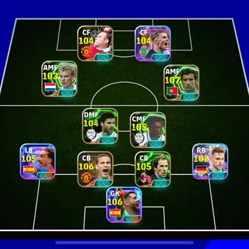 eFootball Accounts Legends & Iconic Players OVR 3234