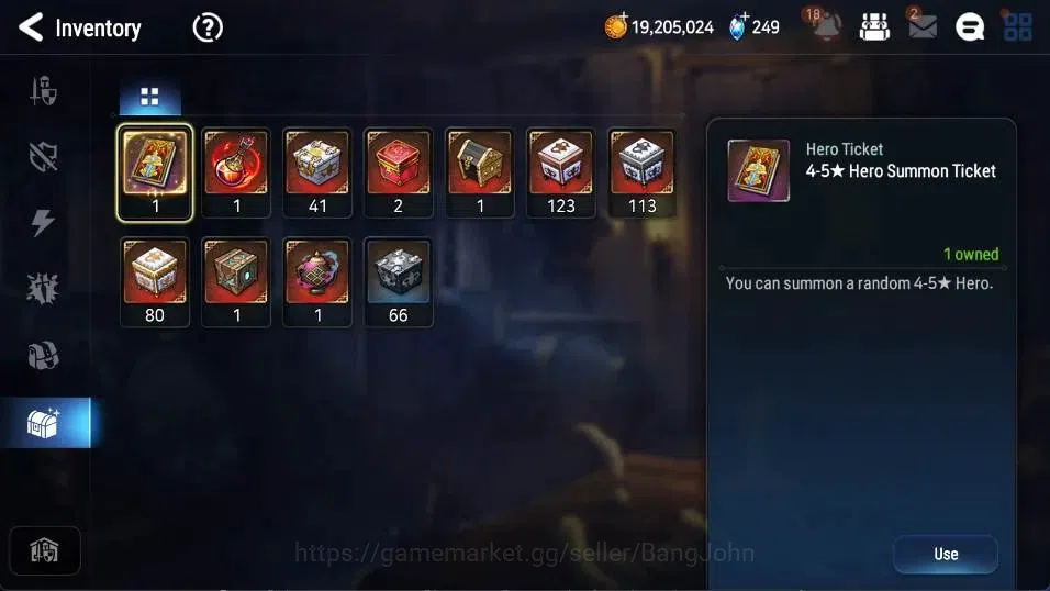 Epic Seven Accounts Starter Global |6 ML(SE Celine,Lidica,Corvus,Yufine,Charles,Luluca)Etc|PoH+Bless ON|19M Gold|42K 13