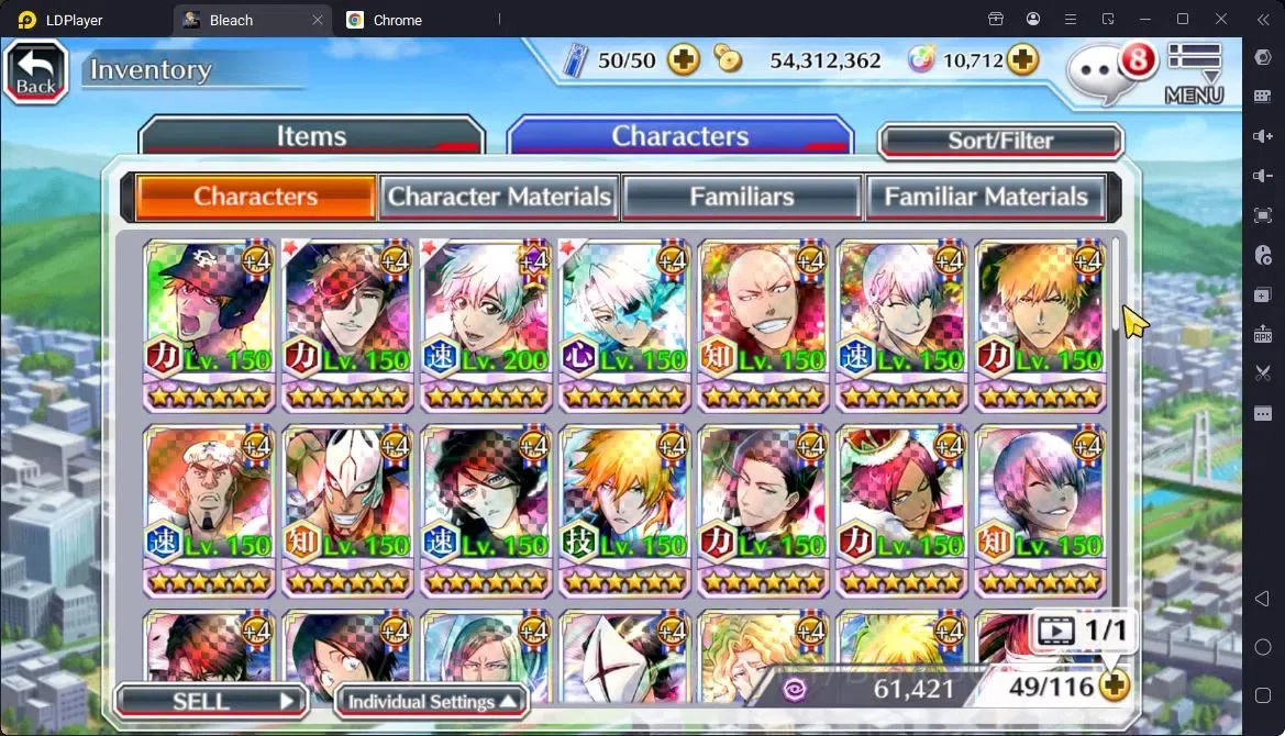 Bleach: Brave Souls Accounts Starter GLOBAL | 10k Orb + fresh Story | Ichigo DTV,Aizen 6Aniv,Aizen SS Version,Toshiro 12