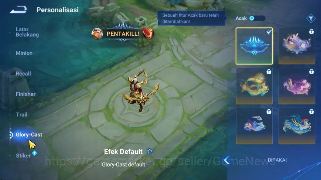 Honor of Kings Accounts Hero 15 Skin 3|Fresh Starter| (Consort Yu Legend) image 7