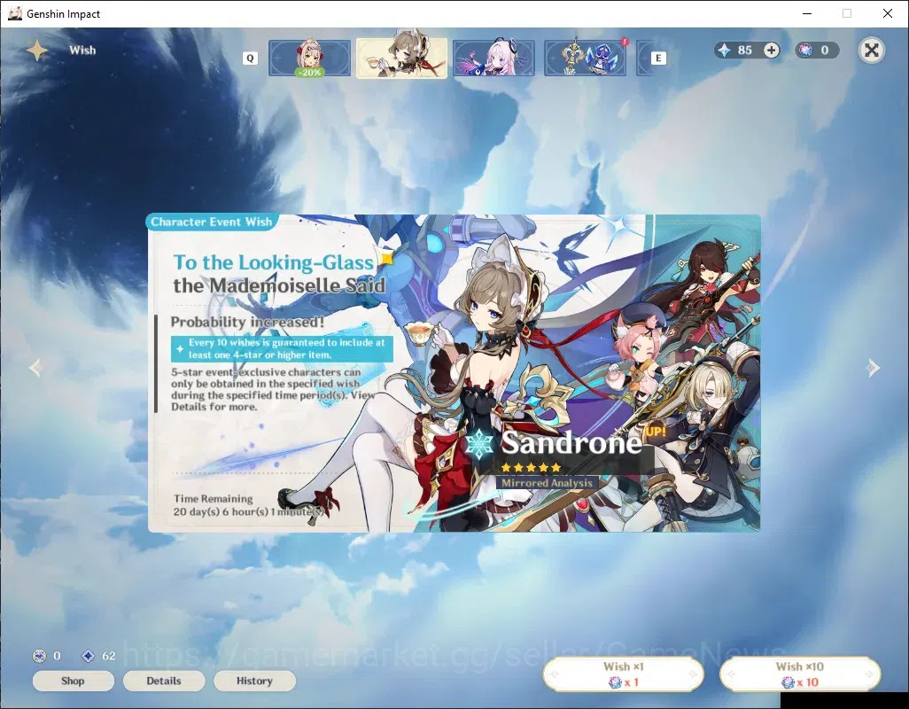 Genshin Impact Accounts Asia|AR 38|Rate On|2 Limited + 1 (*5 Weapon)|Nahid image 11
