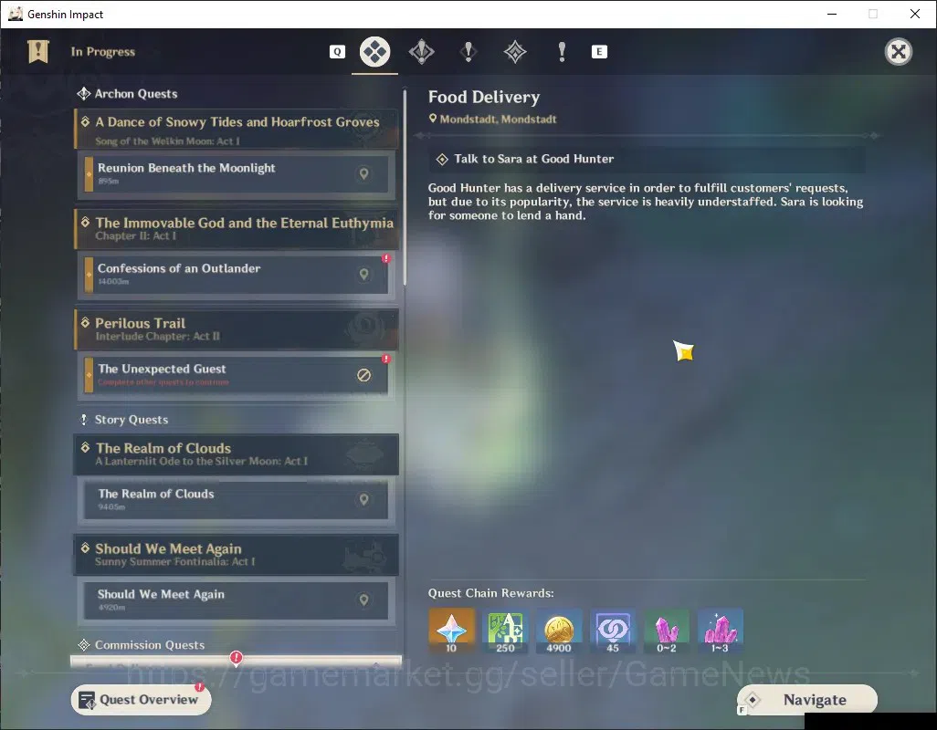 Genshin Impact Accounts Asia|AR 38|Rate On|2 Limited + 1 (*5 Weapon)|Nahid image 13
